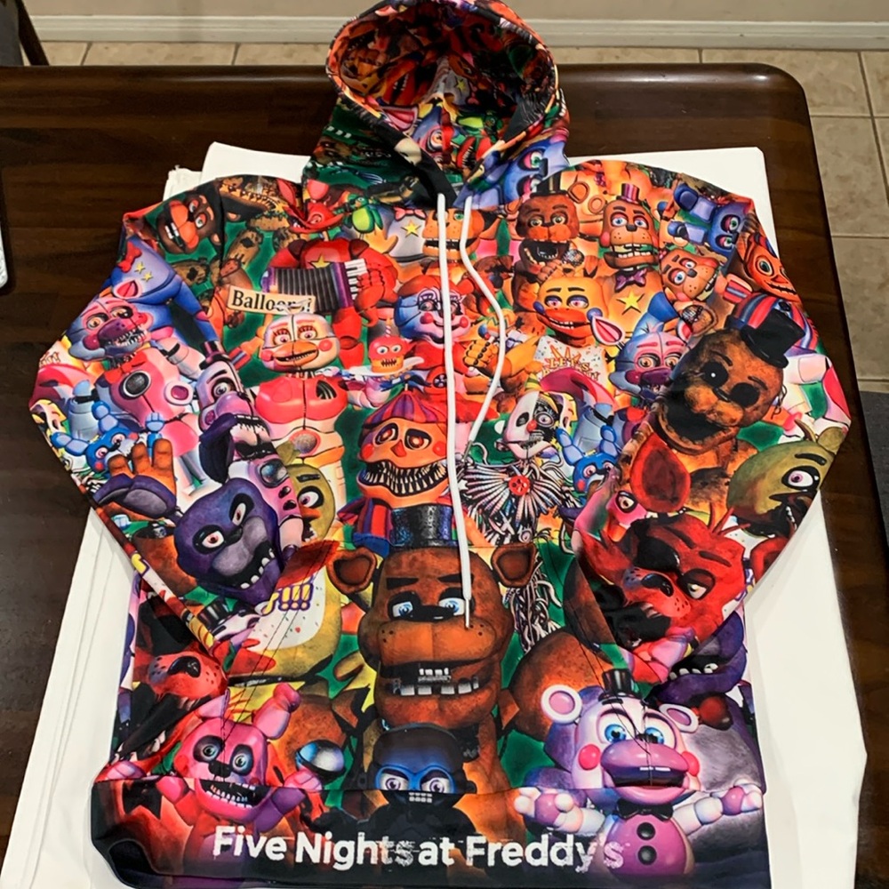 Kids Five Nights at Freddy’s Character Hoodie